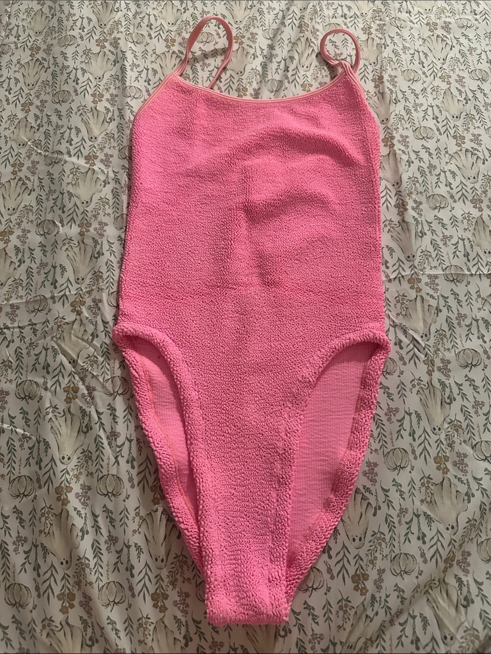 Hunza G Pamela Crinkle One-Piece Swimsuit